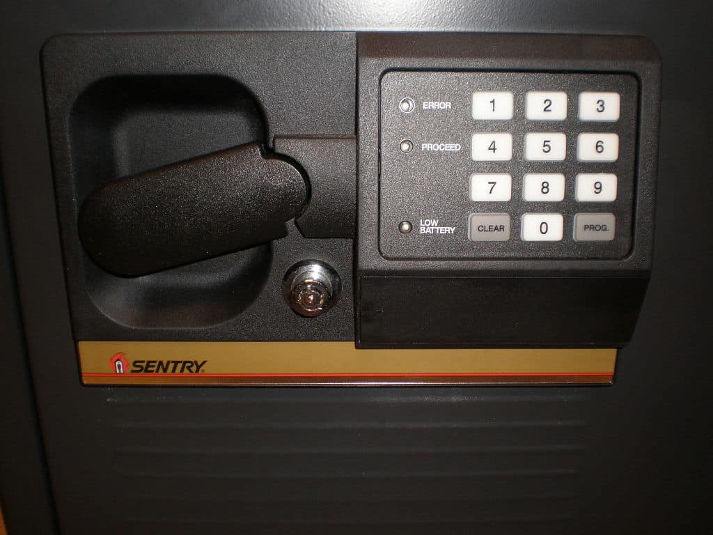 gun safe with code for anti theft and protection