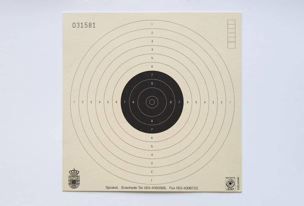 Target paper shooting board