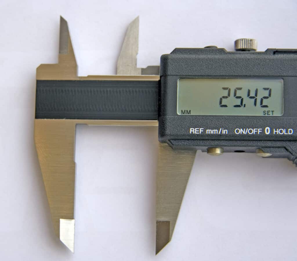 Caliper used for reloading