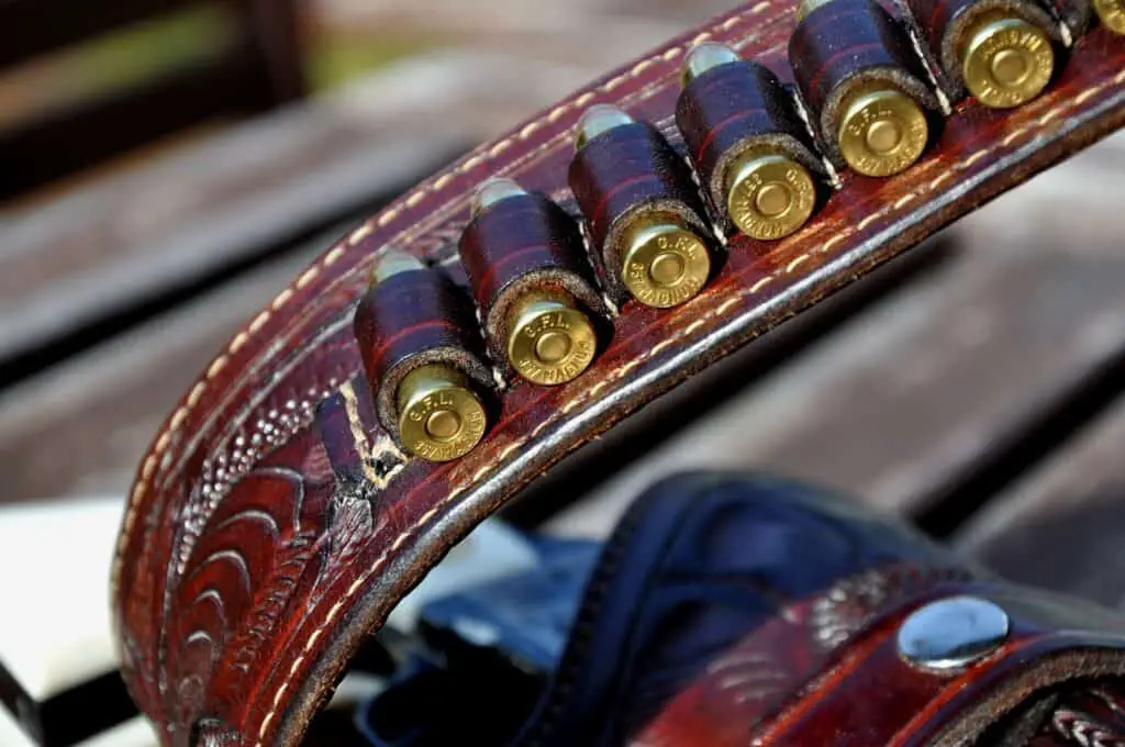 Bullets in a belt