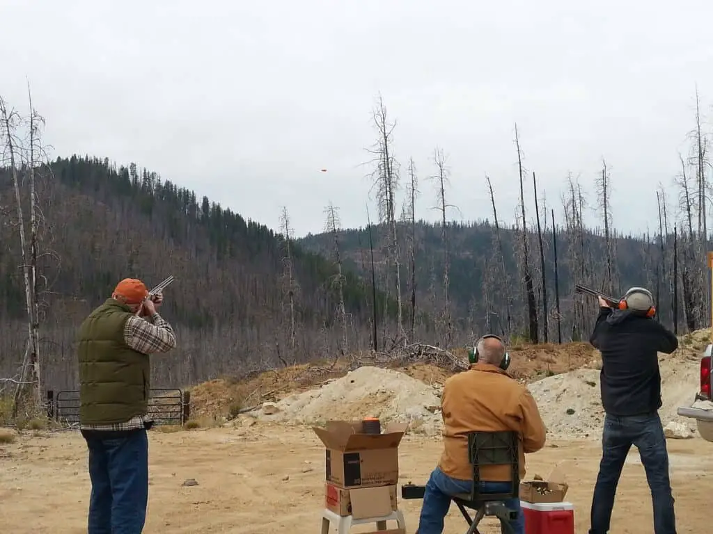 Men at a shooting range in San Jose
