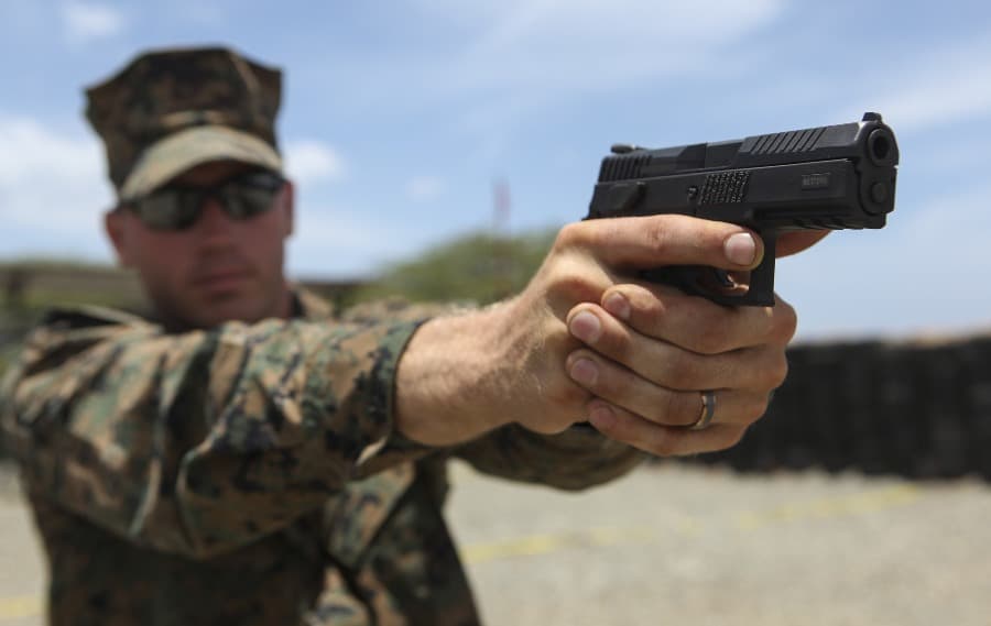 Man not needing a gun permit to shoot at a gun range in Kansas
