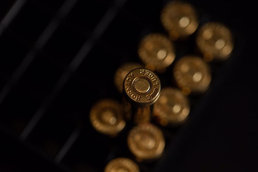 Macro shot of ammo