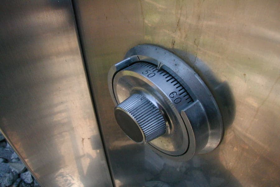 Steel combination lock